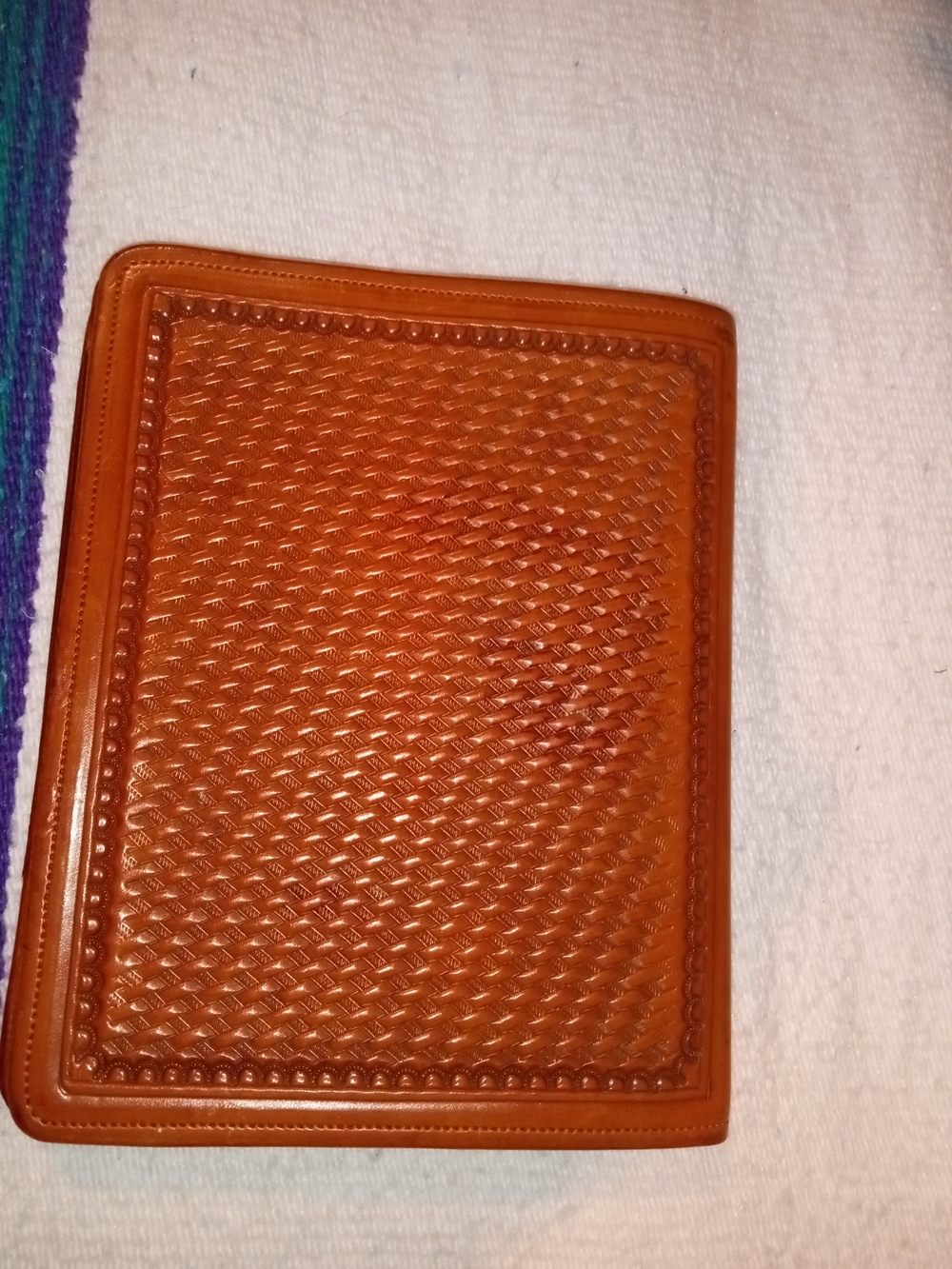 Tommy Conway Custom Made Leather Tablet Cover in Tan